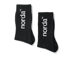 Alternative view of Norda Style Retro Sock - U - Black